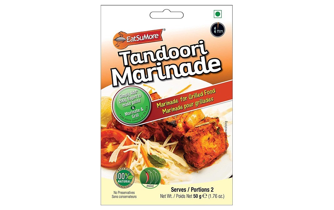 EatSuMore Tandoori Marinade    Pack  50 grams